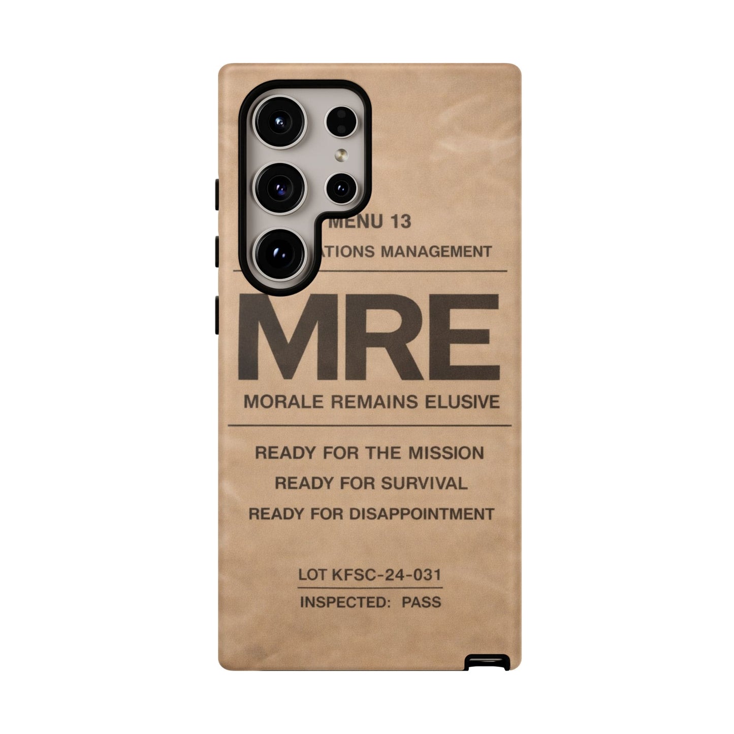 K-Factor Supply Co MRE Tough Android Case Samsung Galaxy S24 Ultra