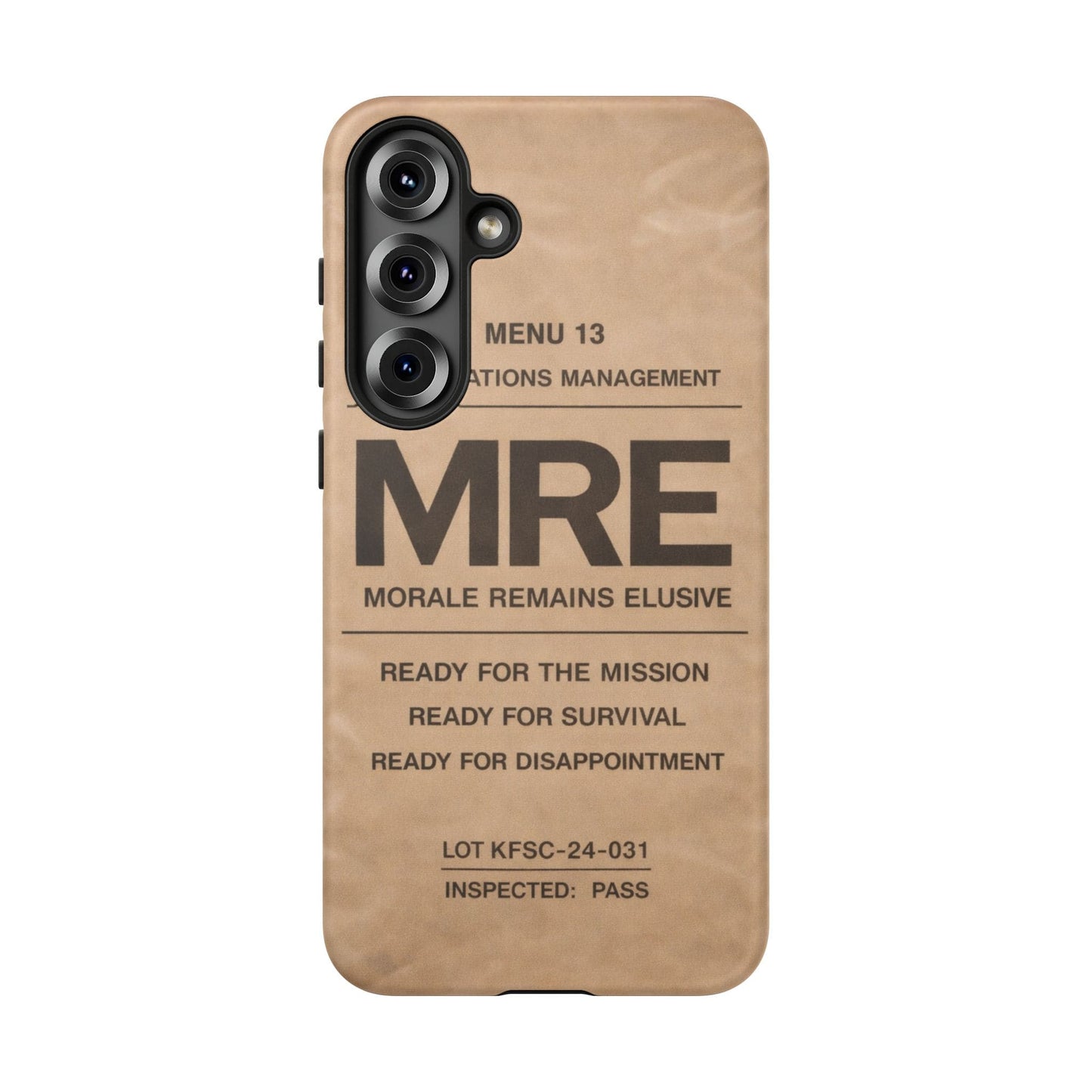 K-Factor Supply Co MRE Tough Android Case Samsung Galaxy S25 Plus