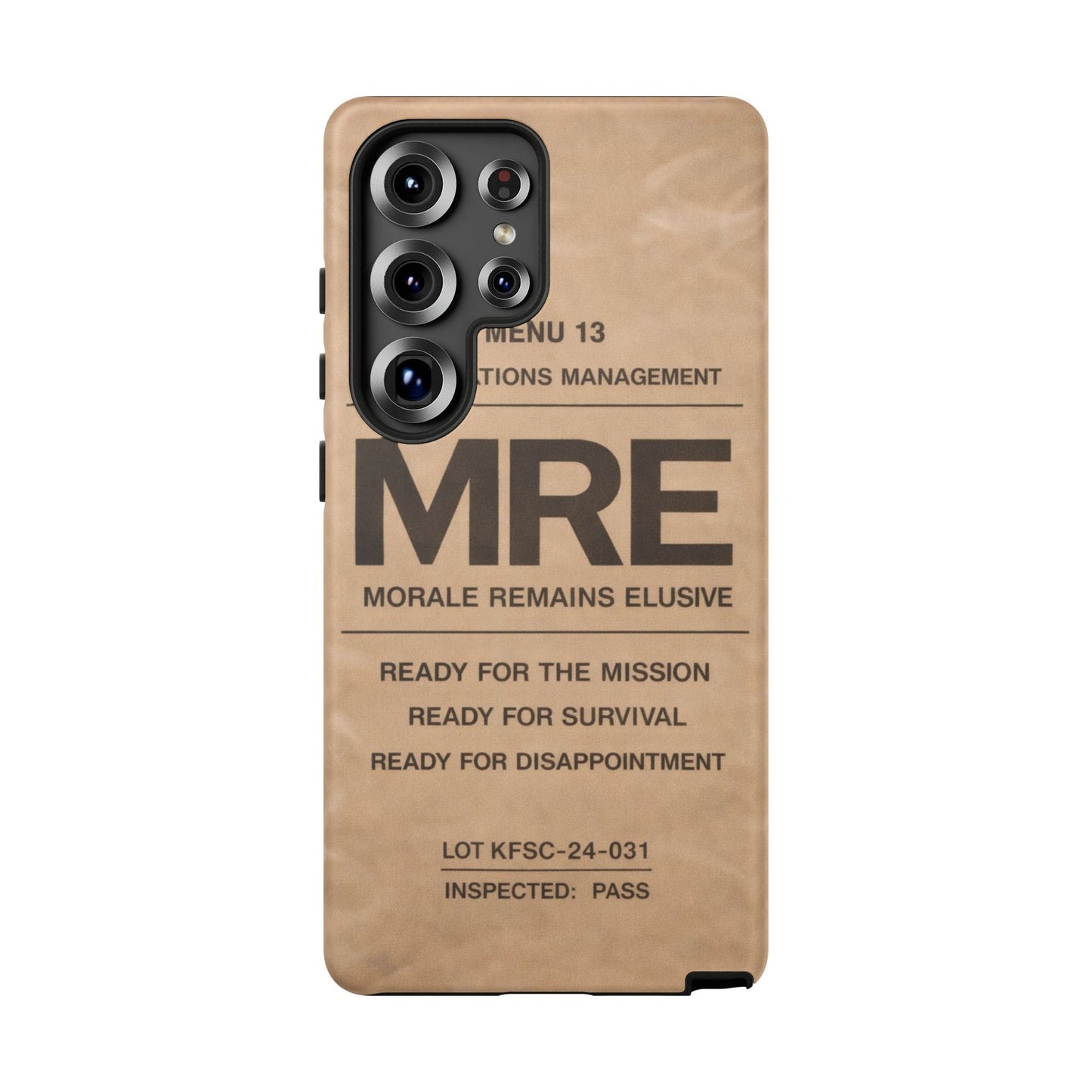 K-Factor Supply Co MRE Tough Android Case Samsung Galaxy S25 Ultra