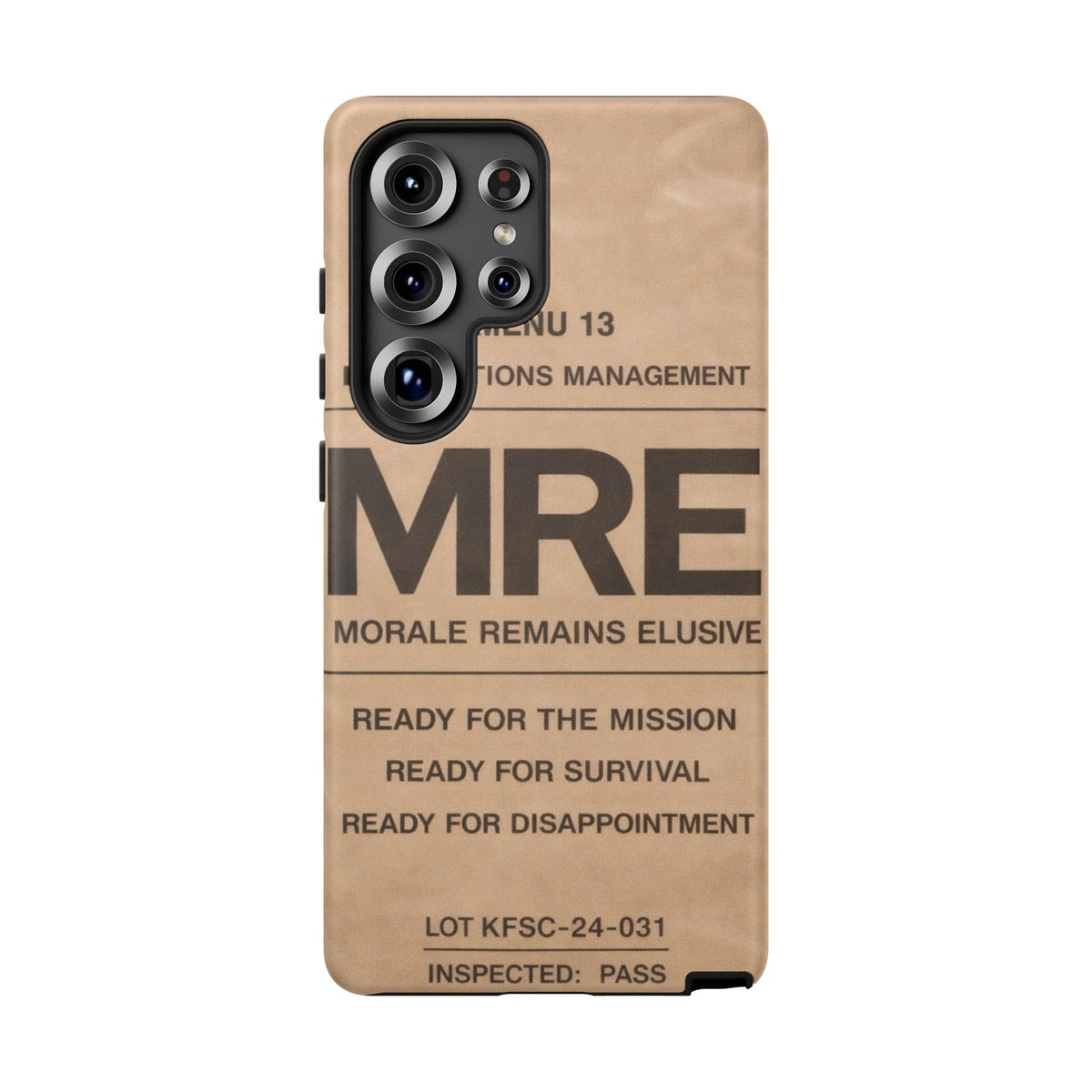 K-Factor Supply Co MRE Tough Android Case Samsung Galaxy S25 Ultra / Matte