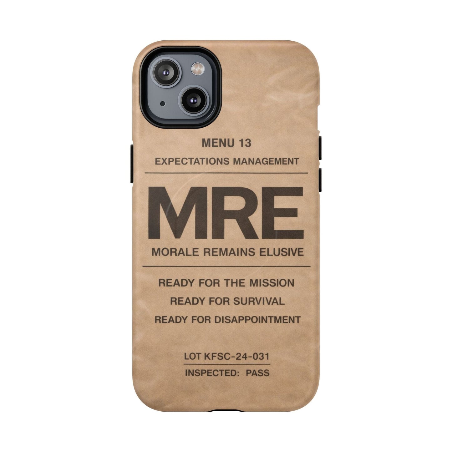 K-Factor Supply Co MRE Tough Magnetic iPhone Case iPhone 14 Plus / Matte