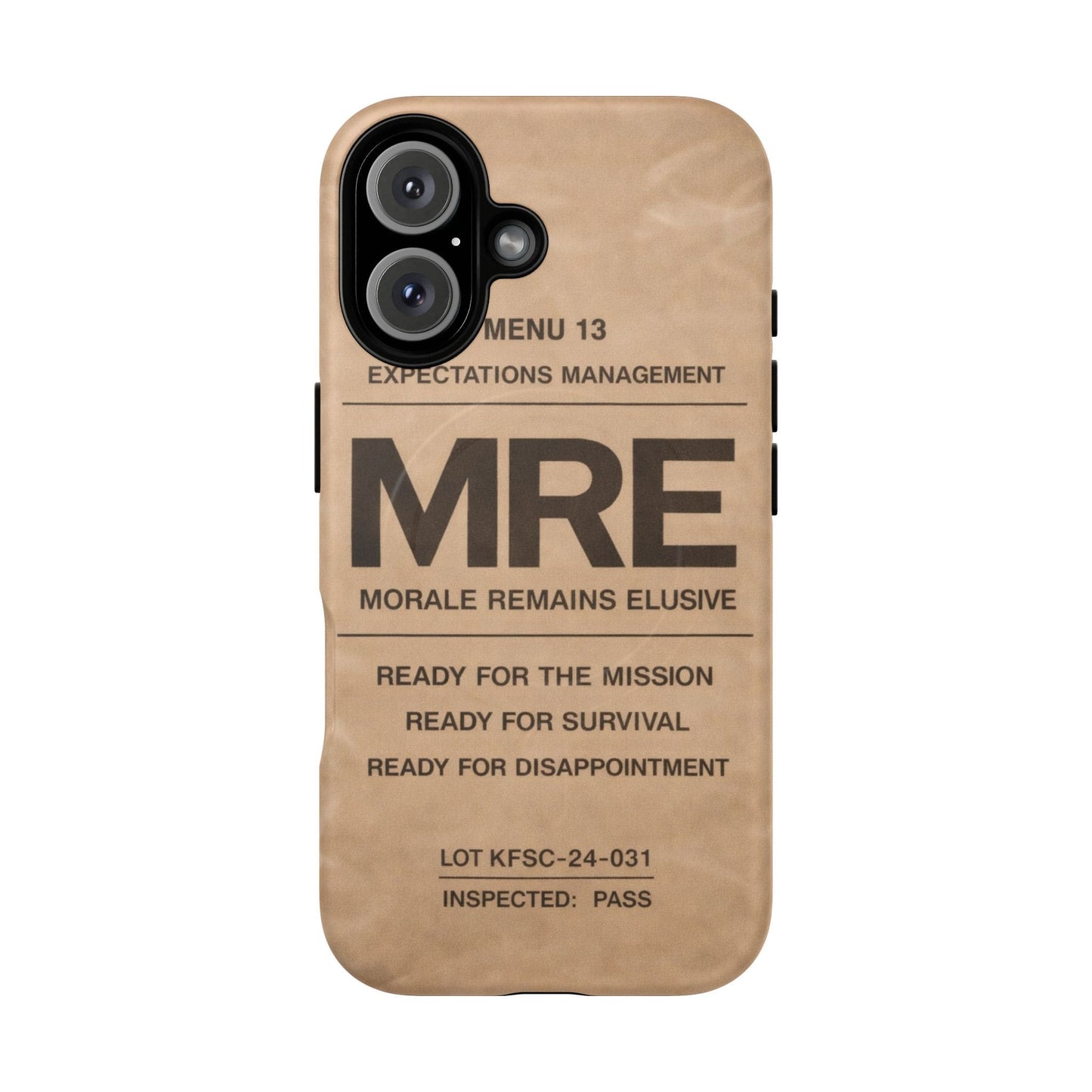 K-Factor Supply Co MRE Tough Magnetic iPhone Case iPhone 16