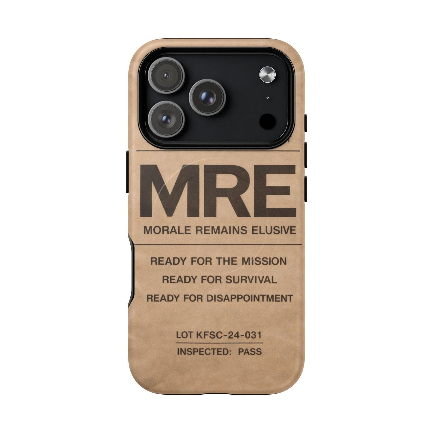 K-Factor Supply Co MRE Tough Magnetic iPhone Case iPhone 17 Pro