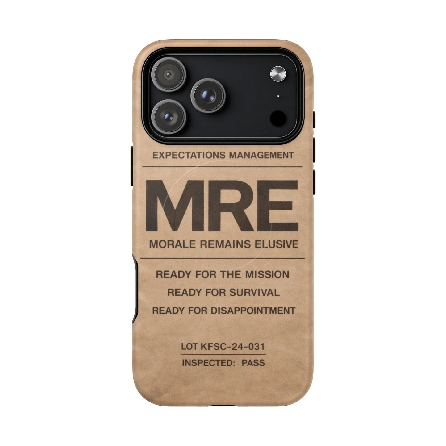 K-Factor Supply Co MRE Tough Magnetic iPhone Case iPhone 17 Pro Max / Matte