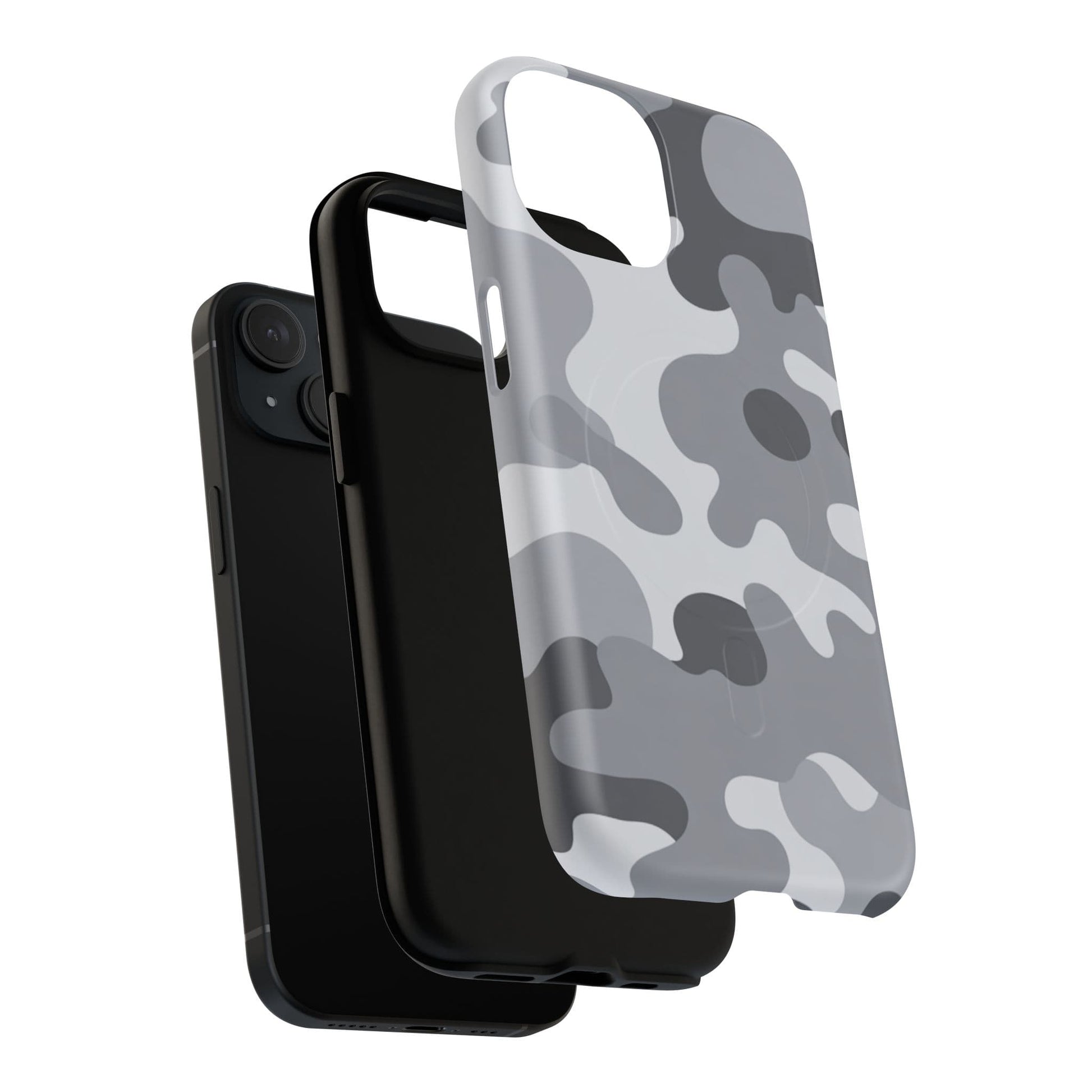 K-Factor Supply Co Noir Camo Tough Magnetic iPhone Case