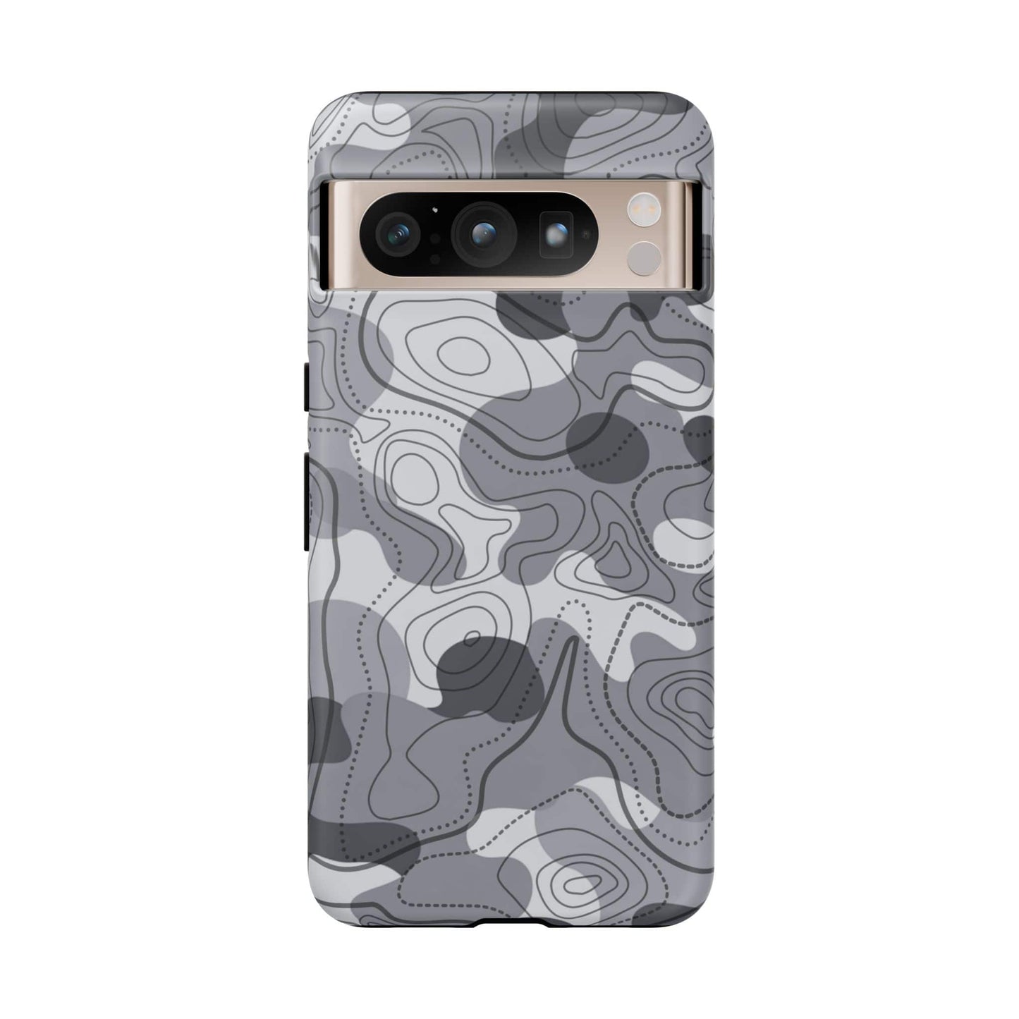 K-Factor Supply Co Noir Topo Tough Android Case Google Pixel 8 Pro / Matte