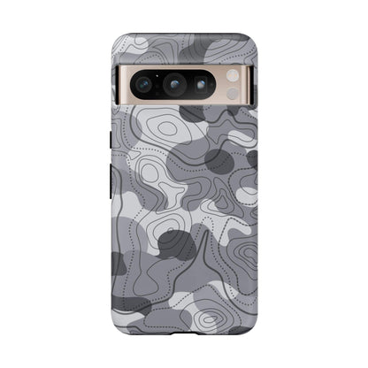 K-Factor Supply Co Noir Topo Tough Android Case Google Pixel 8 Pro / Matte