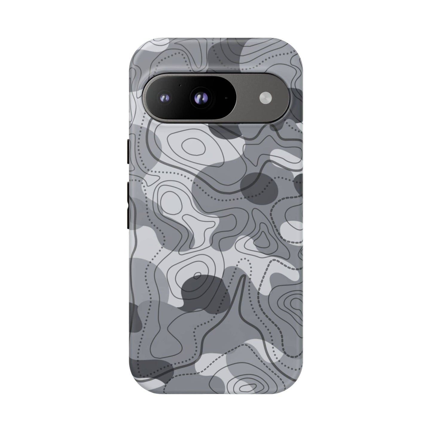 K-Factor Supply Co Noir Topo Tough Android Case Google Pixel 9 / Matte