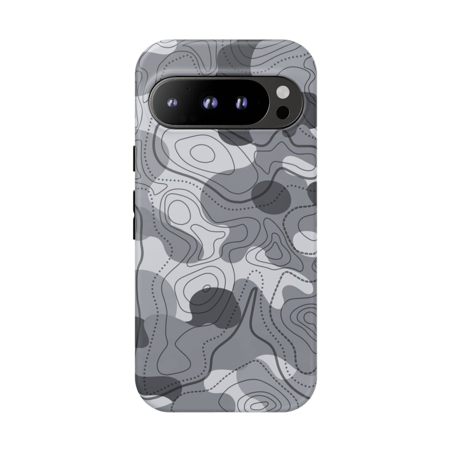 K-Factor Supply Co Noir Topo Tough Android Case Google Pixel 9 Pro / Matte