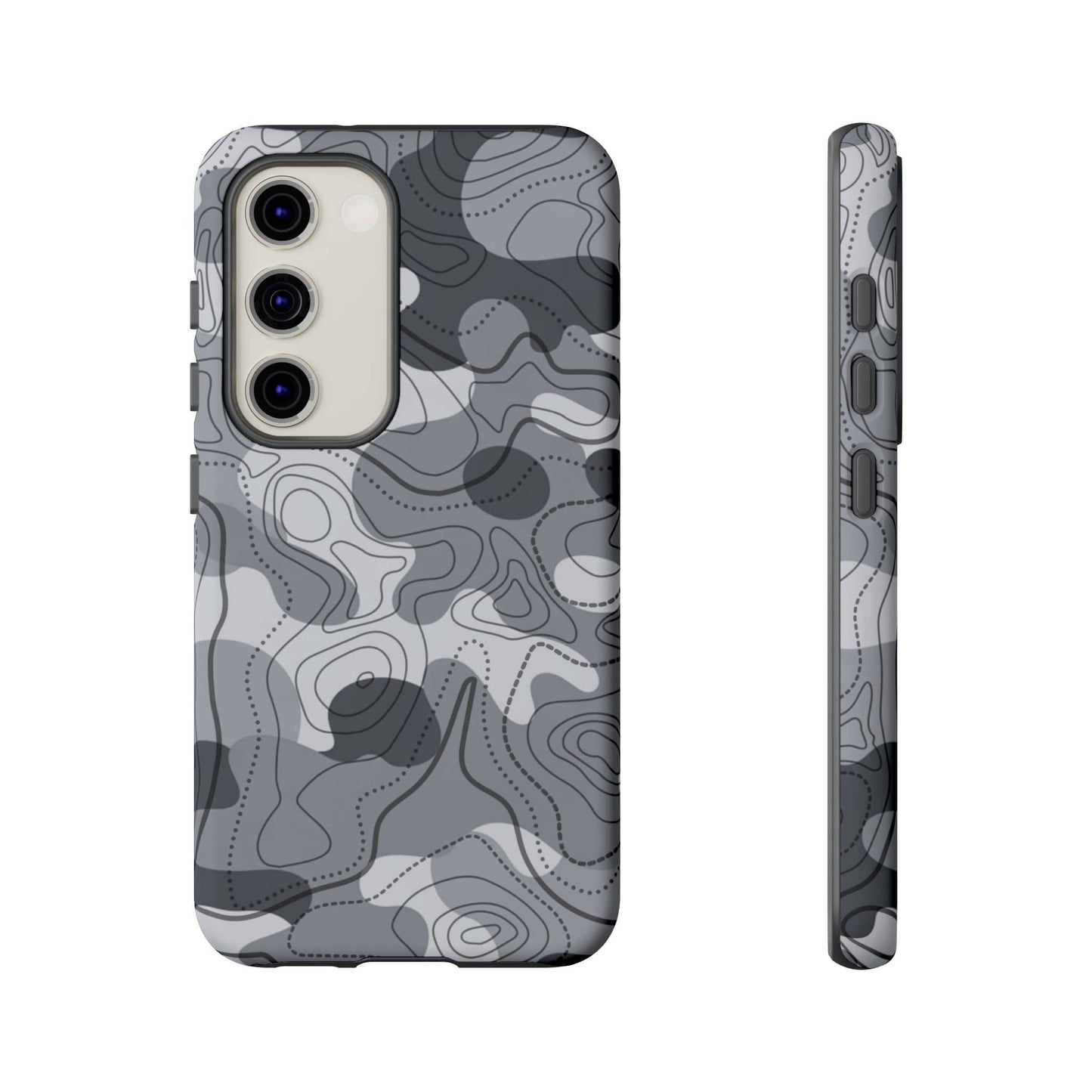 K-Factor Supply Co Noir Topo Tough Android Case Samsung Galaxy S23 / Matte