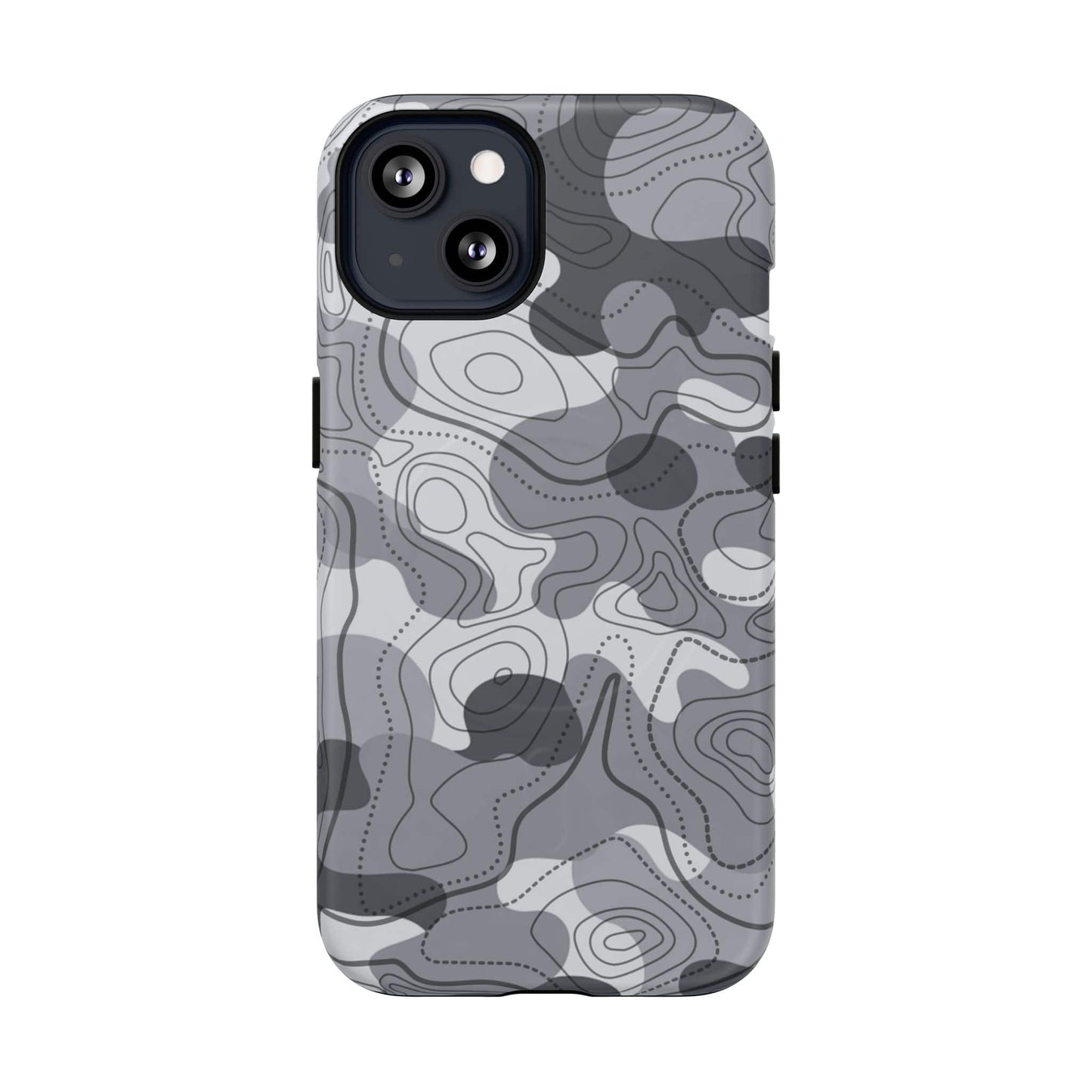 K-Factor Supply Co Noir Topo Tough Magnetic iPhone Case iPhone 13 / Matte
