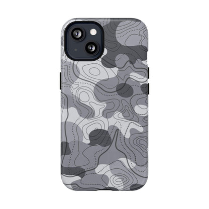 K-Factor Supply Co Noir Topo Tough Magnetic iPhone Case iPhone 13 / Matte