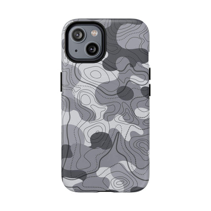K-Factor Supply Co Noir Topo Tough Magnetic iPhone Case iPhone 14 / Matte