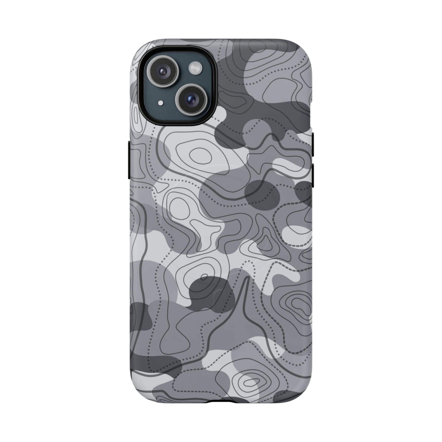 K-Factor Supply Co Noir Topo Tough Magnetic iPhone Case iPhone 15 Plus / Matte