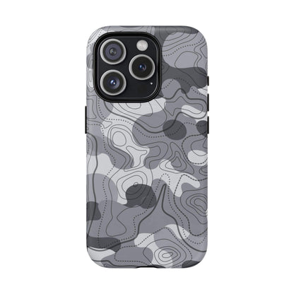 K-Factor Supply Co Noir Topo Tough Magnetic iPhone Case iPhone 15 Pro / Matte
