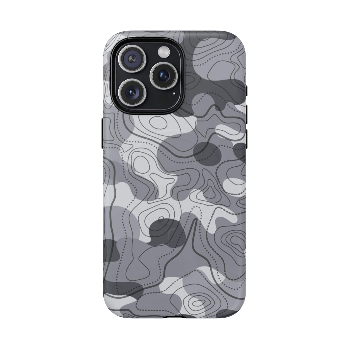 K-Factor Supply Co Noir Topo Tough Magnetic iPhone Case iPhone 15 Pro Max / Matte
