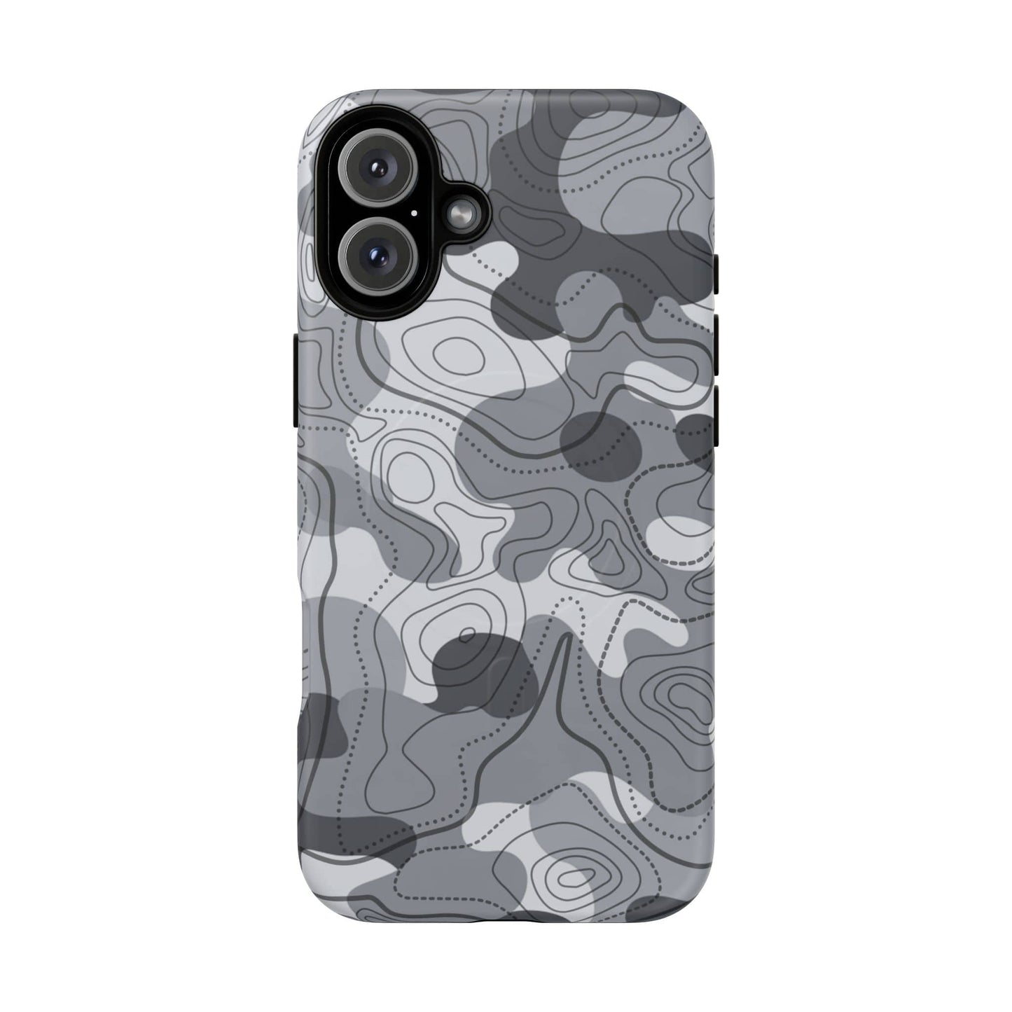 K-Factor Supply Co Noir Topo Tough Magnetic iPhone Case iPhone 16 Plus / Matte