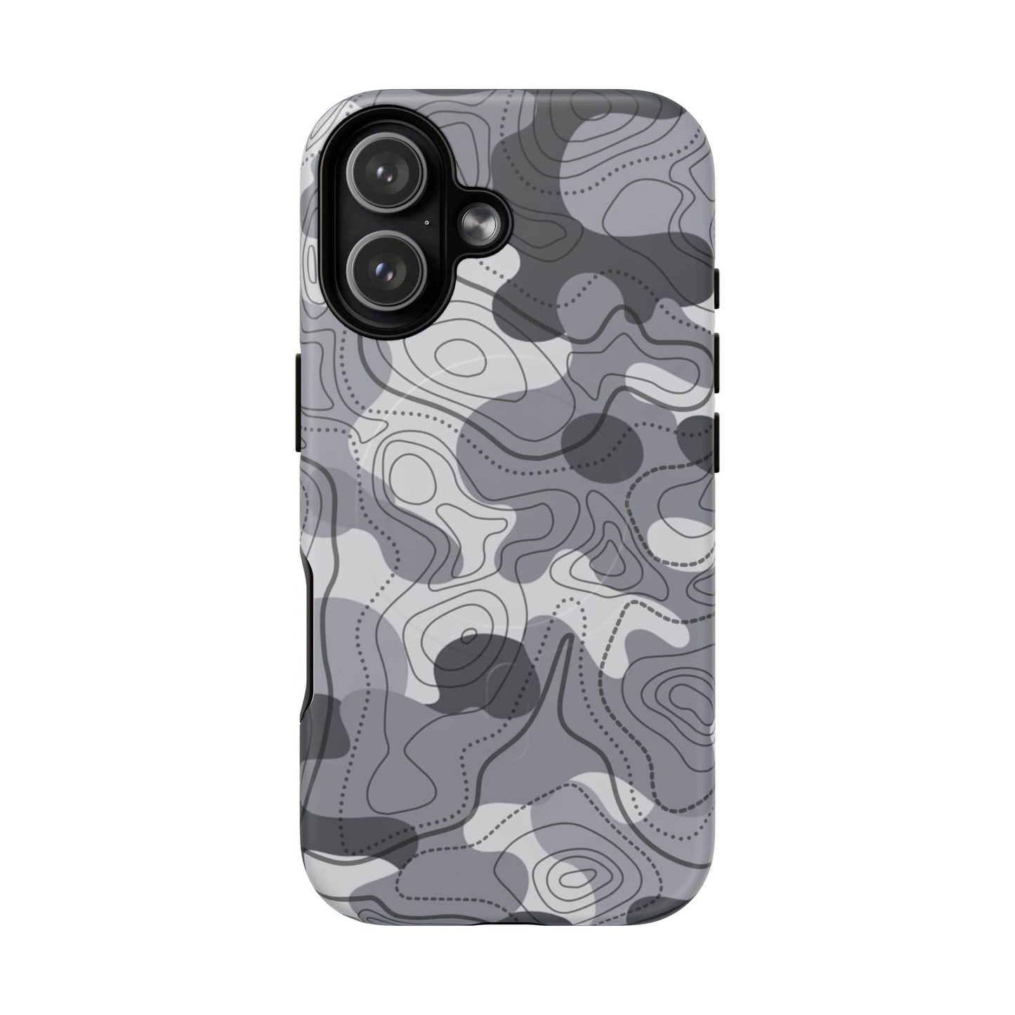 K-Factor Supply Co Noir Topo Tough Magnetic iPhone Case iPhone 17 / Matte