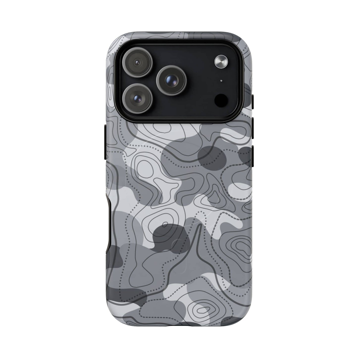 K-Factor Supply Co Noir Topo Tough Magnetic iPhone Case iPhone 17 Pro / Matte