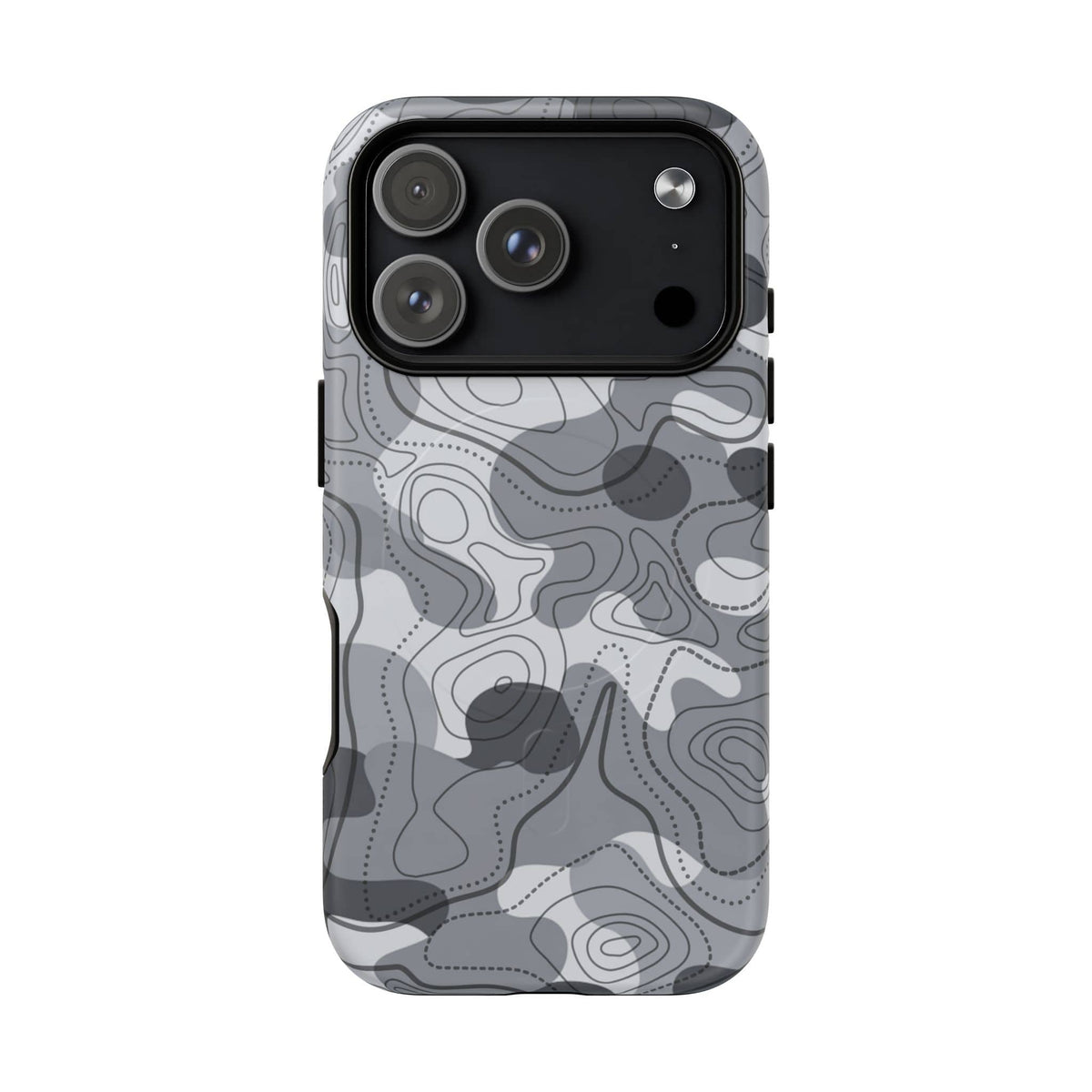 K-Factor Supply Co Noir Topo Tough Magnetic iPhone Case iPhone 17 Pro / Matte