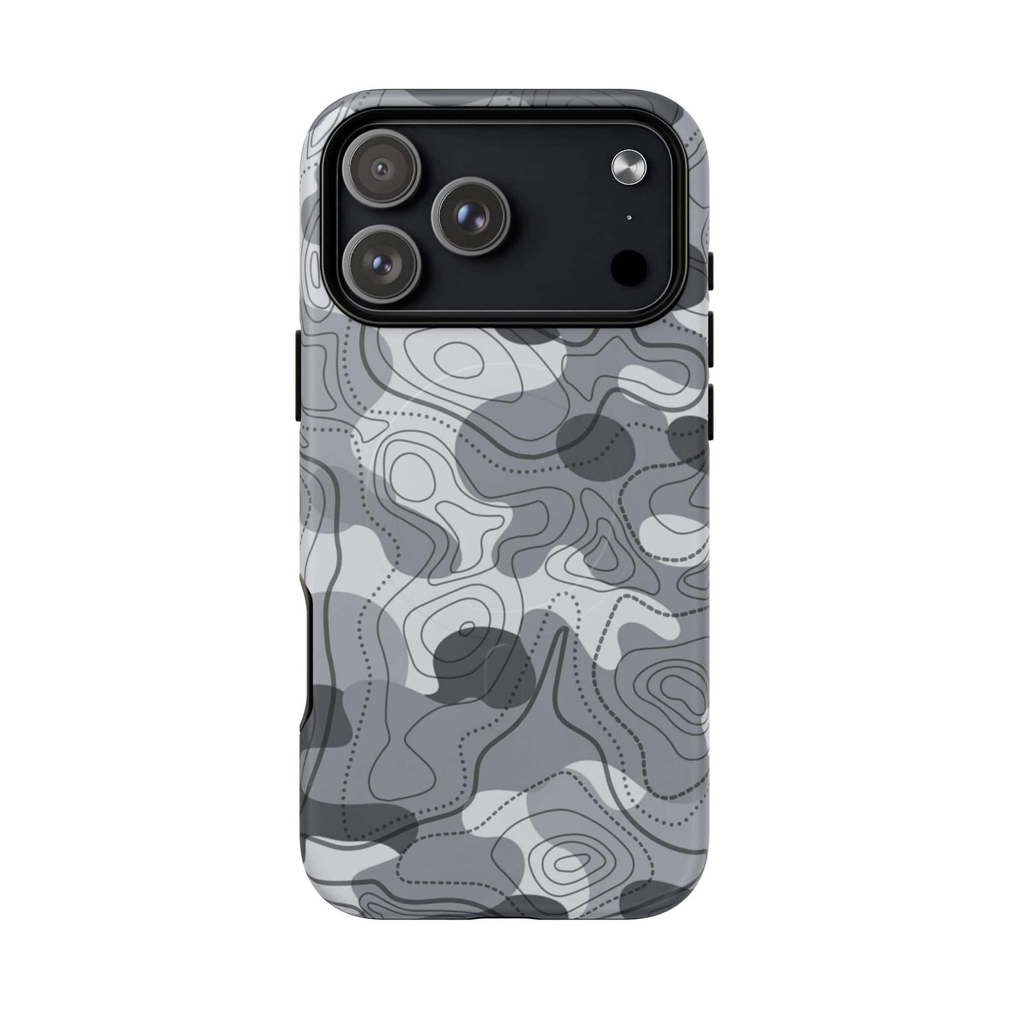 K-Factor Supply Co Noir Topo Tough Magnetic iPhone Case iPhone 17 Pro Max / Matte
