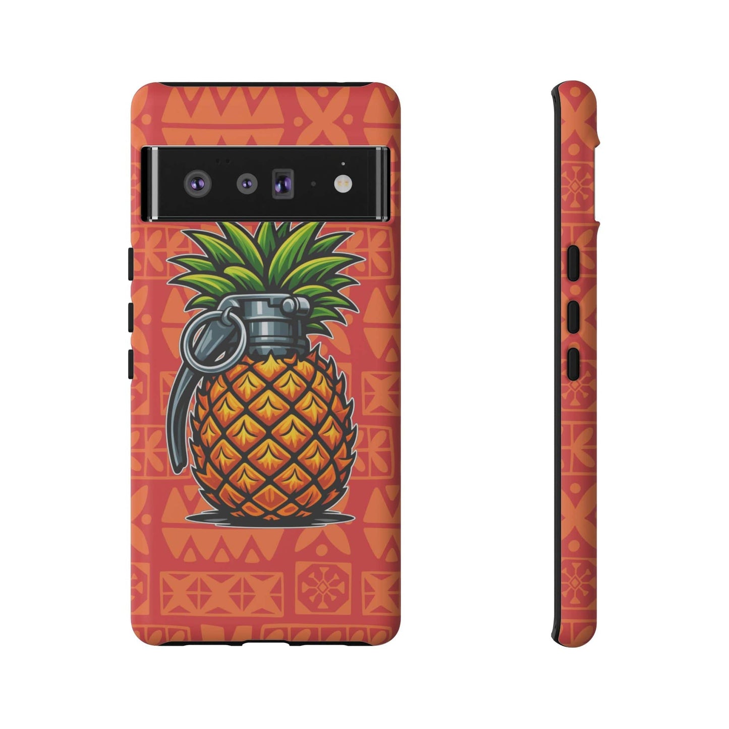 K-Factor Supply Co Pineapple Grenade Mk 1 Mod 0 Tough Android Case Google Pixel 6 Pro / Matte