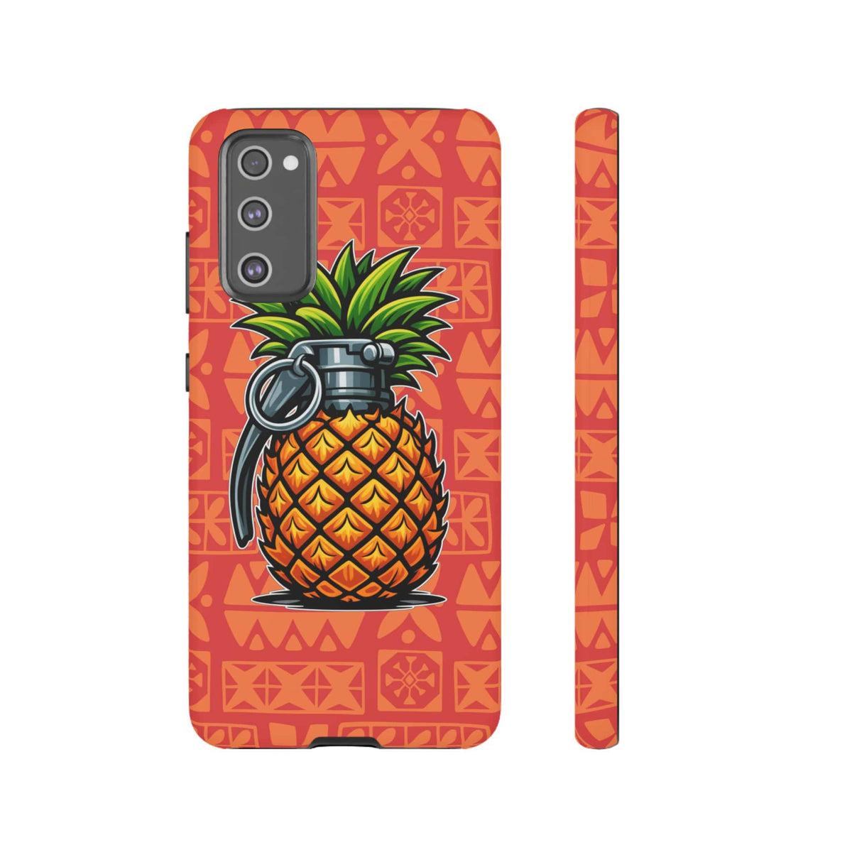 K-Factor Supply Co Pineapple Grenade Mk 1 Mod 0 Tough Android Case Samsung Galaxy S20 FE / Matte