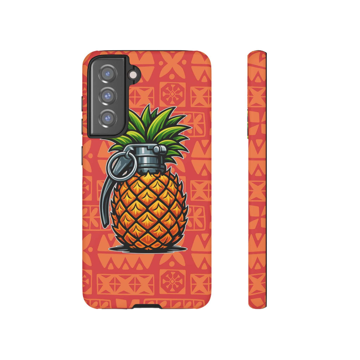 K-Factor Supply Co Pineapple Grenade Mk 1 Mod 0 Tough Android Case Samsung Galaxy S21 FE / Matte
