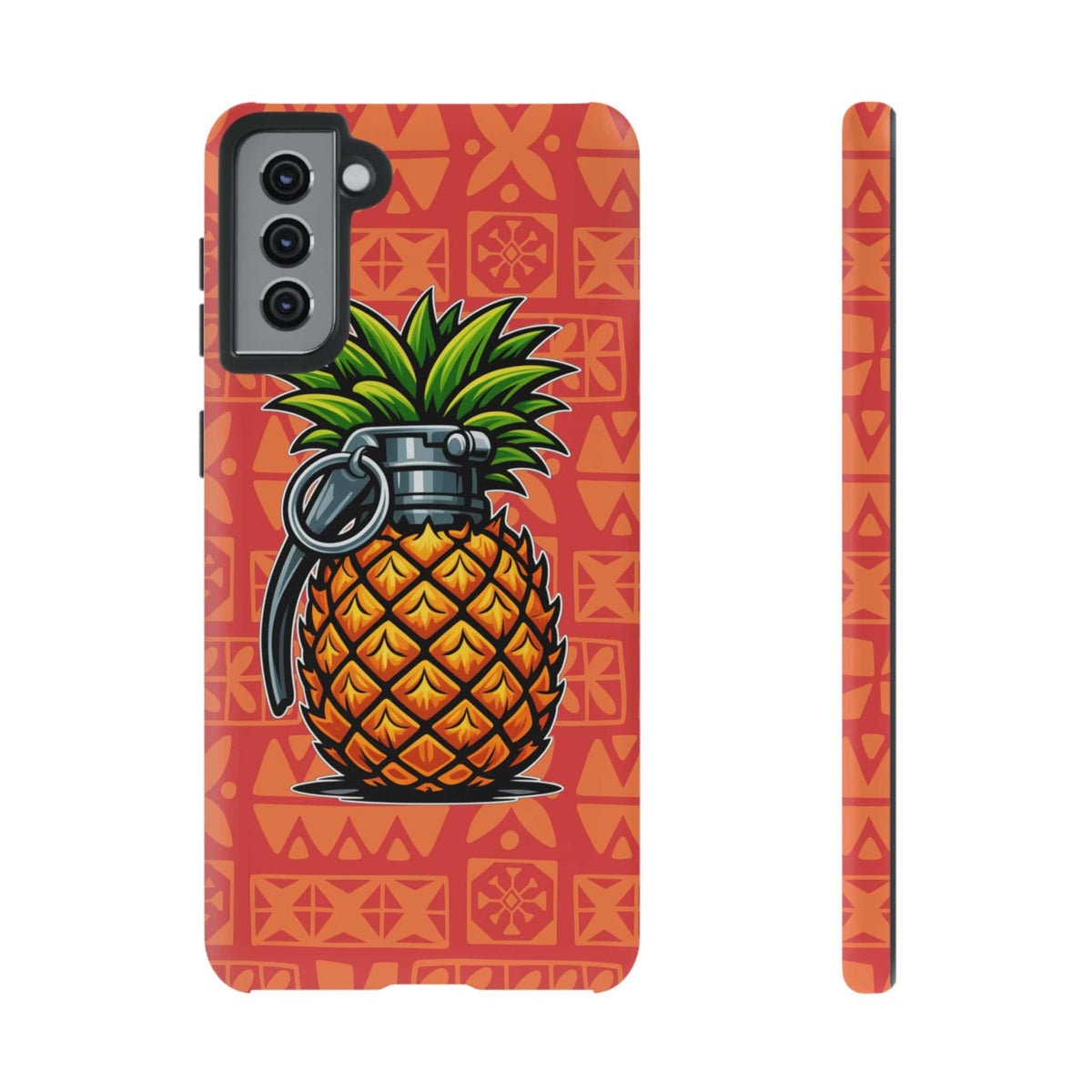 K-Factor Supply Co Pineapple Grenade Mk 1 Mod 0 Tough Android Case Samsung Galaxy S21 Plus / Matte