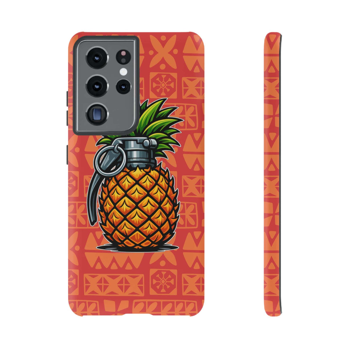 K-Factor Supply Co Pineapple Grenade Mk 1 Mod 0 Tough Android Case Samsung Galaxy S21 Ultra / Matte