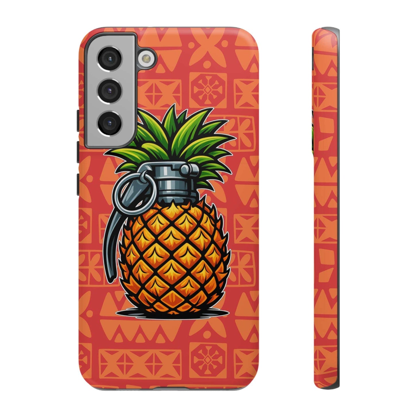 K-Factor Supply Co Pineapple Grenade Mk 1 Mod 0 Tough Android Case Samsung Galaxy S22 Plus / Matte