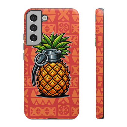 K-Factor Supply Co Pineapple Grenade Mk 1 Mod 0 Tough Android Case Samsung Galaxy S22 Plus / Matte