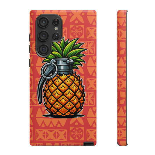 K-Factor Supply Co Pineapple Grenade Mk 1 Mod 0 Tough Android Case Samsung Galaxy S22 Ultra / Matte