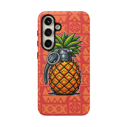 K-Factor Supply Co Pineapple Grenade Mk 1 Mod 0 Tough Android Case Samsung Galaxy S24 / Matte