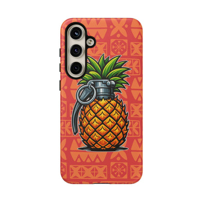 K-Factor Supply Co Pineapple Grenade Mk 1 Mod 0 Tough Android Case Samsung Galaxy S24 Plus / Matte