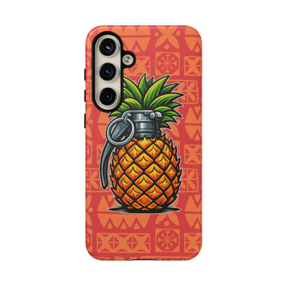 K-Factor Supply Co Pineapple Grenade Mk 1 Mod 0 Tough Android Case Samsung Galaxy S24 Plus / Matte