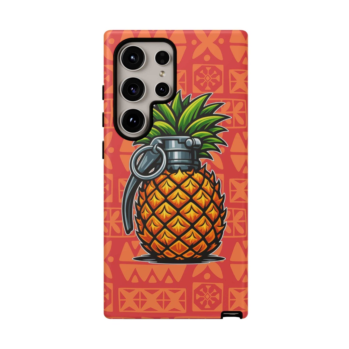 K-Factor Supply Co Pineapple Grenade Mk 1 Mod 0 Tough Android Case Samsung Galaxy S24 Ultra / Matte