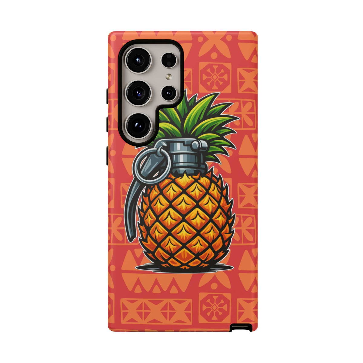 K-Factor Supply Co Pineapple Grenade Mk 1 Mod 0 Tough Android Case Samsung Galaxy S24 Ultra / Matte
