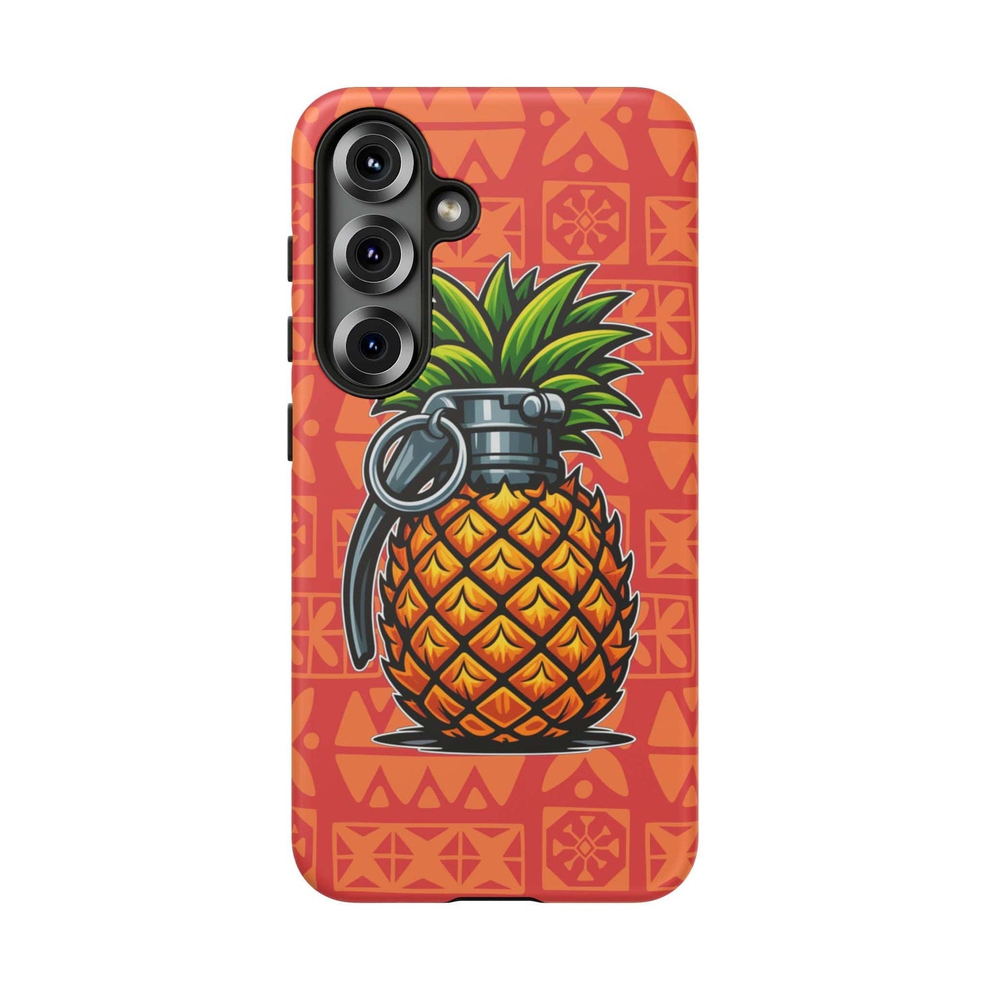 K-Factor Supply Co Pineapple Grenade Mk 1 Mod 0 Tough Android Case Samsung Galaxy S25 / Matte
