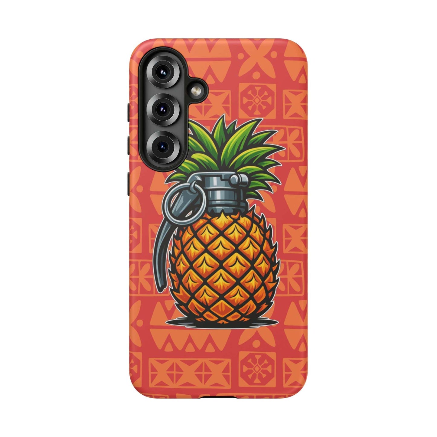 K-Factor Supply Co Pineapple Grenade Mk 1 Mod 0 Tough Android Case Samsung Galaxy S25 Plus / Matte