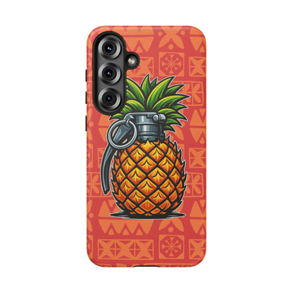 K-Factor Supply Co Pineapple Grenade Mk 1 Mod 0 Tough Android Case Samsung Galaxy S25 Plus / Matte