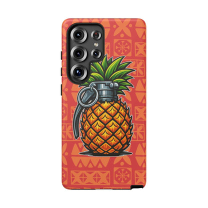 K-Factor Supply Co Pineapple Grenade Mk 1 Mod 0 Tough Android Case Samsung Galaxy S25 Ultra / Matte