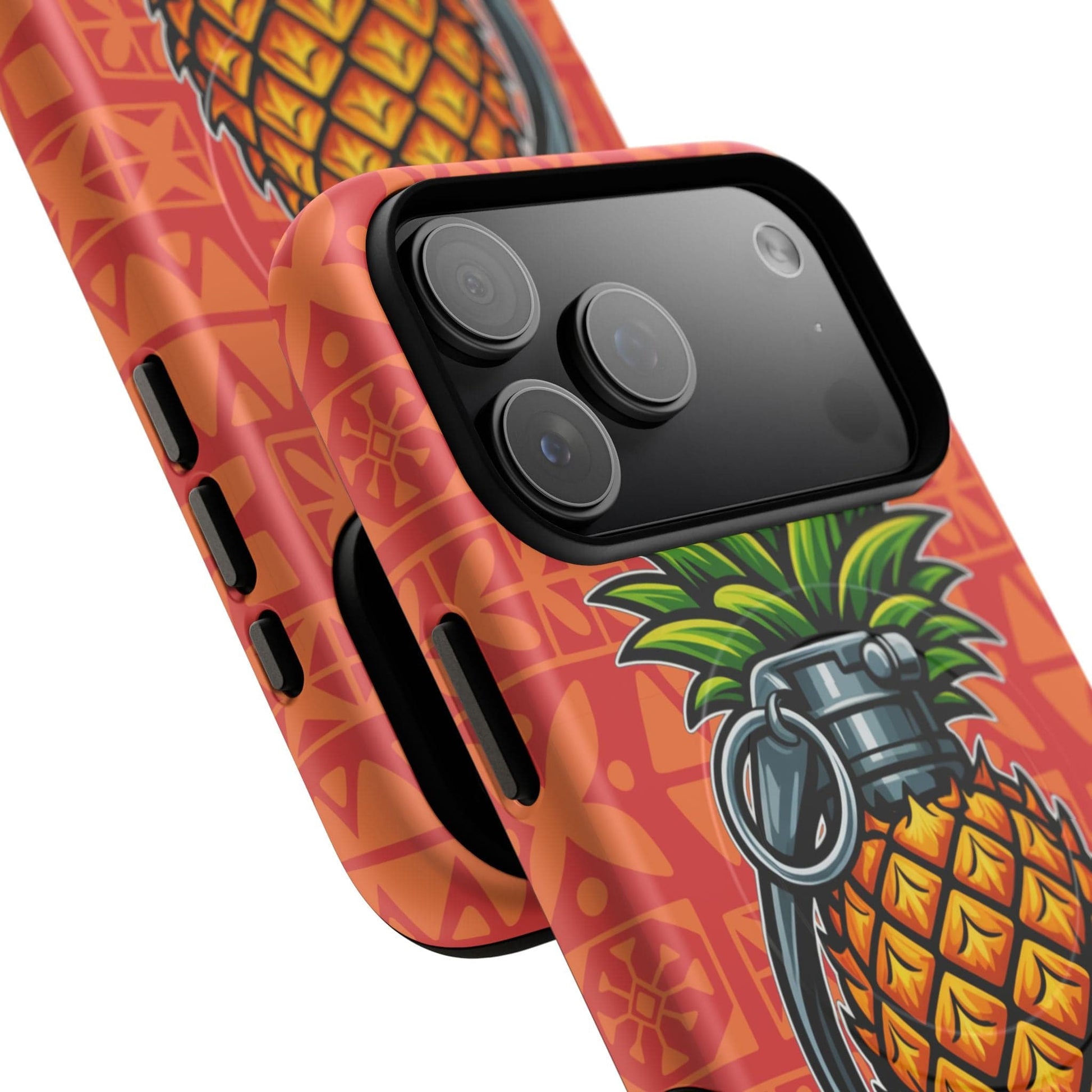 K-Factor Supply Co Pineapple Grenade Mk 1 Mod 0 Tough Magnetic iPhone Case