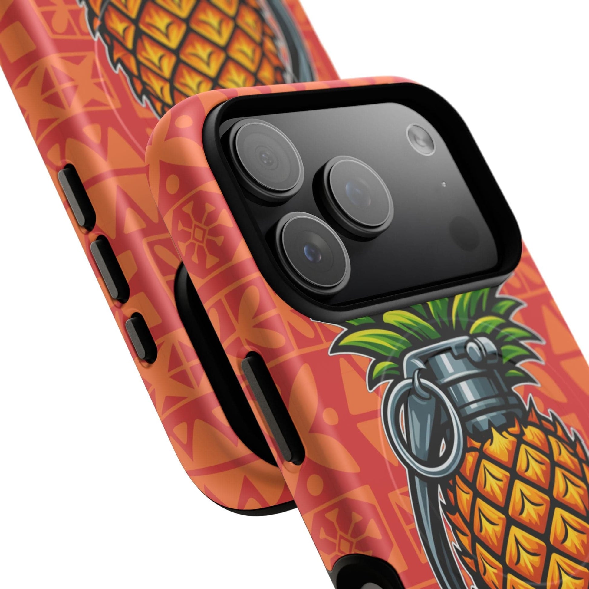 K-Factor Supply Co Pineapple Grenade Mk 1 Mod 0 Tough Magnetic iPhone Case