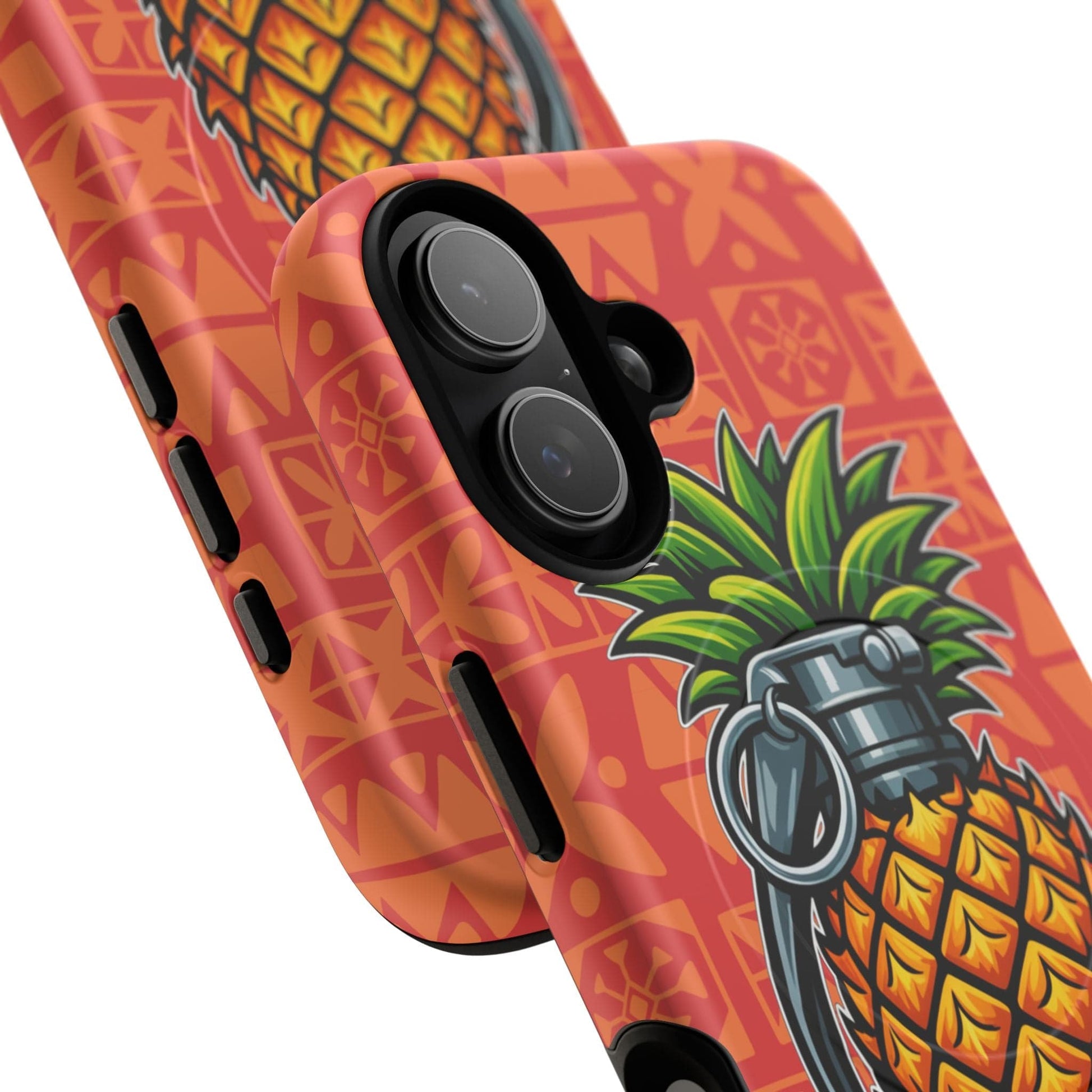 K-Factor Supply Co Pineapple Grenade Mk 1 Mod 0 Tough Magnetic iPhone Case