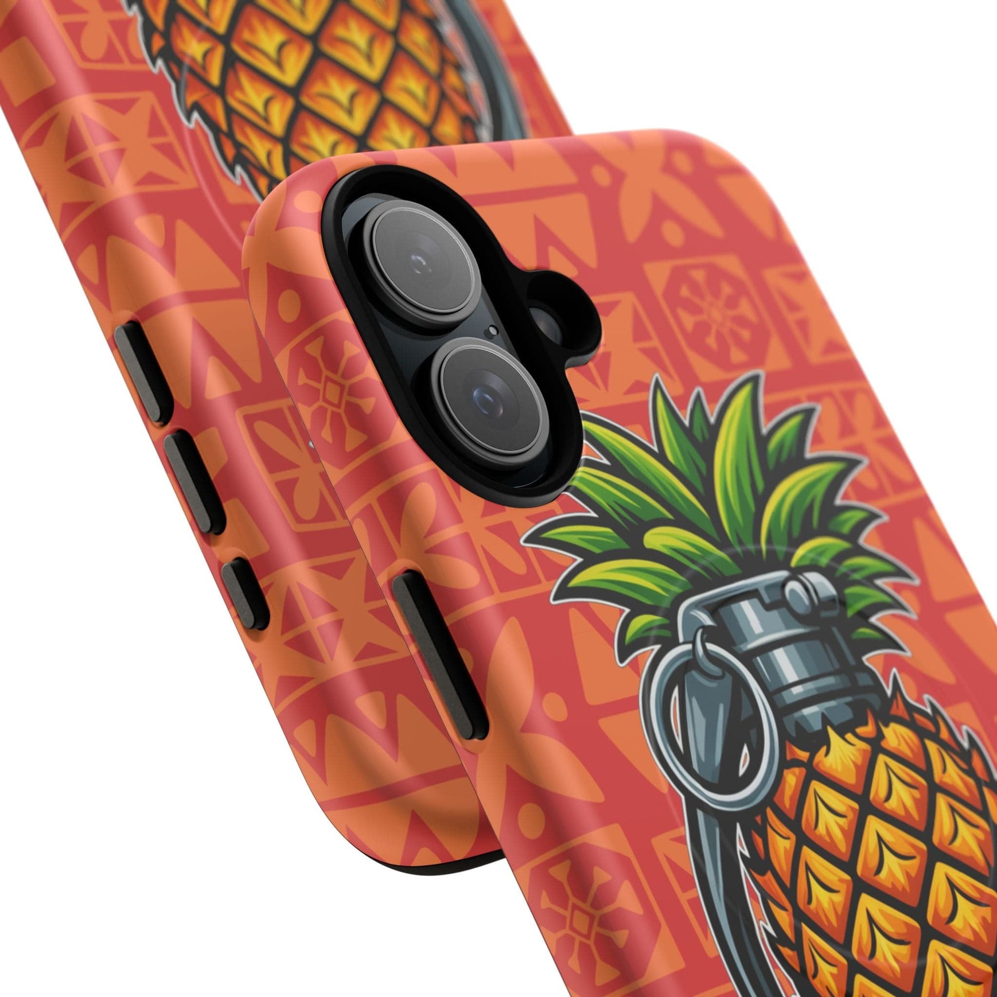 K-Factor Supply Co Pineapple Grenade Mk 1 Mod 0 Tough Magnetic iPhone Case