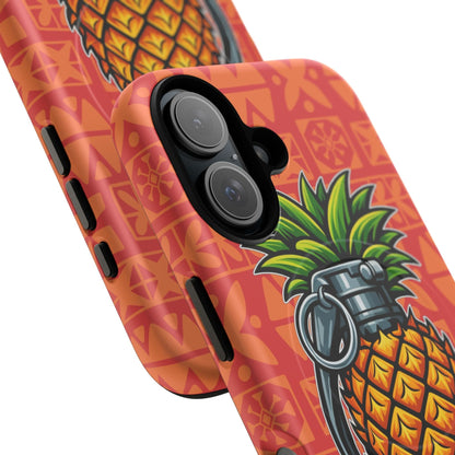 K-Factor Supply Co Pineapple Grenade Mk 1 Mod 0 Tough Magnetic iPhone Case