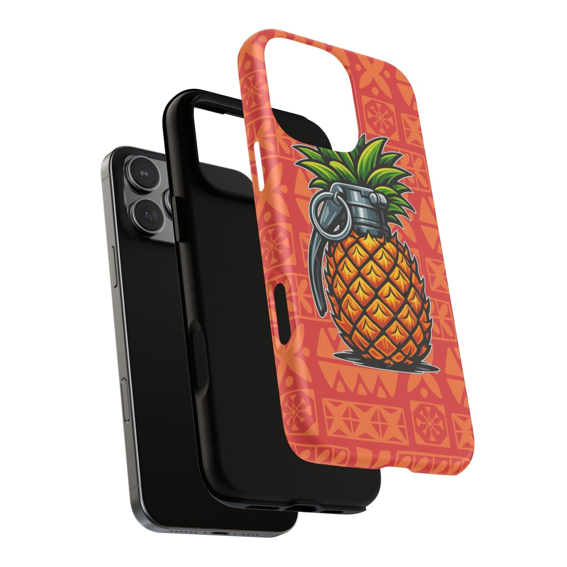 K-Factor Supply Co Pineapple Grenade Mk 1 Mod 0 Tough Magnetic iPhone Case