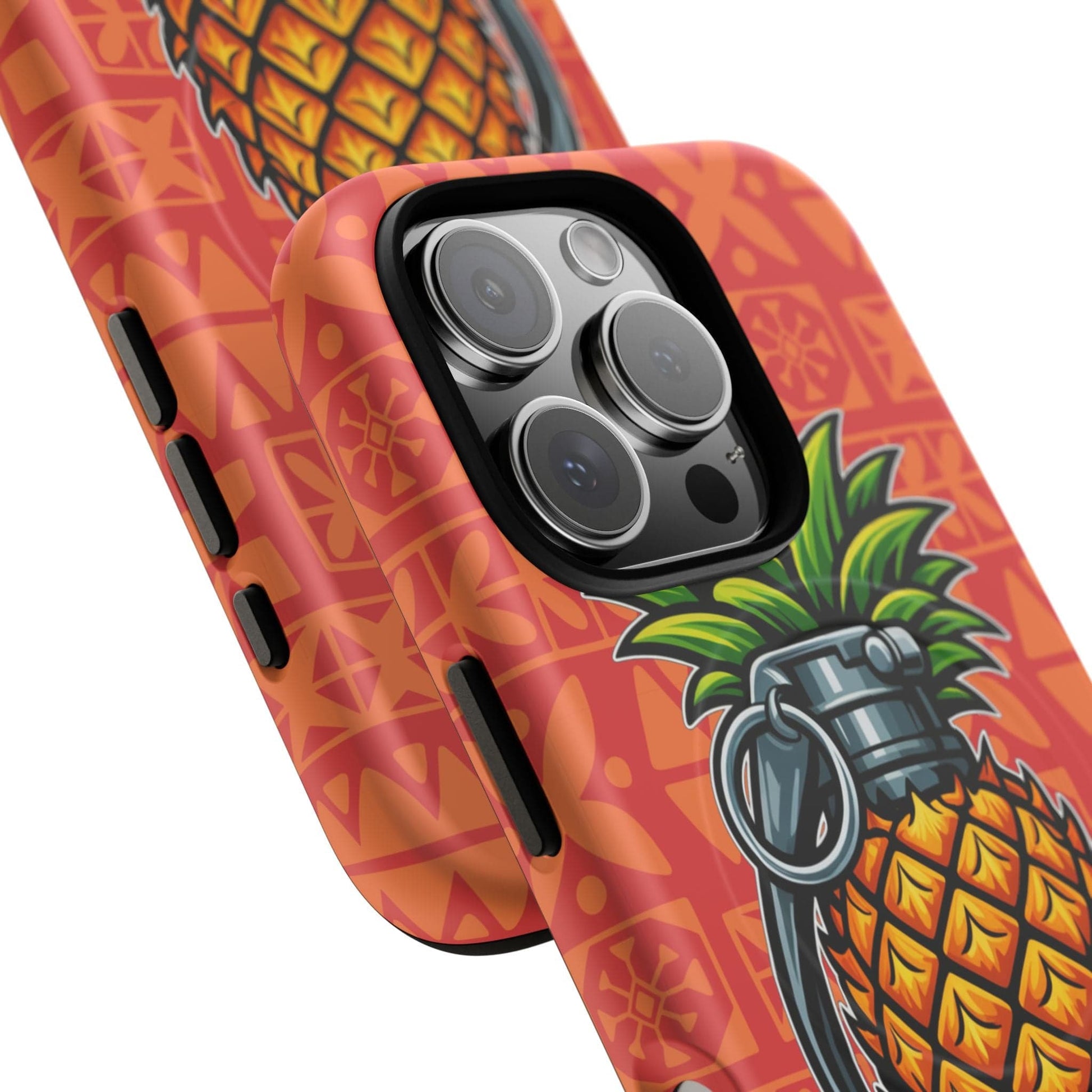 K-Factor Supply Co Pineapple Grenade Mk 1 Mod 0 Tough Magnetic iPhone Case