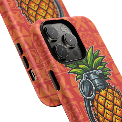 K-Factor Supply Co Pineapple Grenade Mk 1 Mod 0 Tough Magnetic iPhone Case